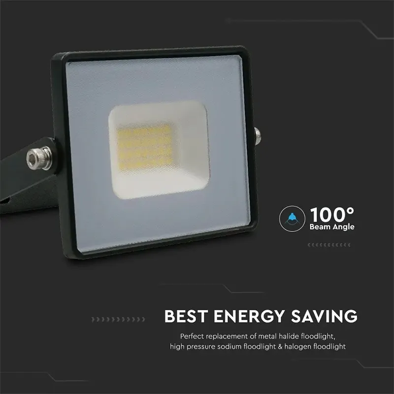 Reflector LED SMD 20W 4000K IP65 - Negru