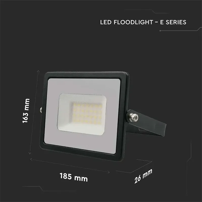 Reflector LED SMD 30W 4000K IP65 - Negru