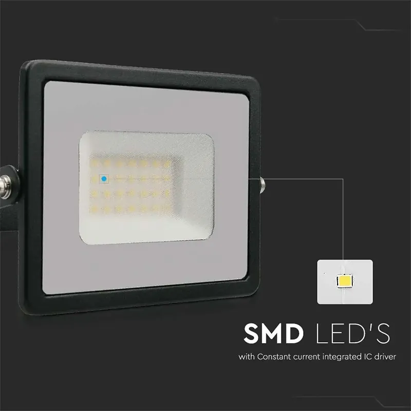 Reflector LED SMD 30W 4000K IP65 - Negru