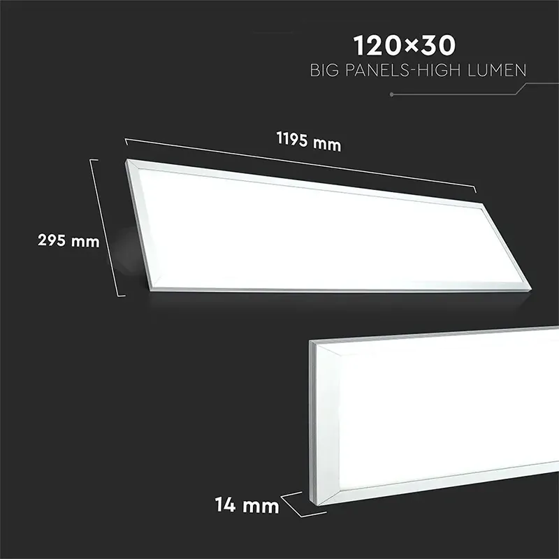 Panou LED 29W 120CM X 30CM 4500K Alb Neutru