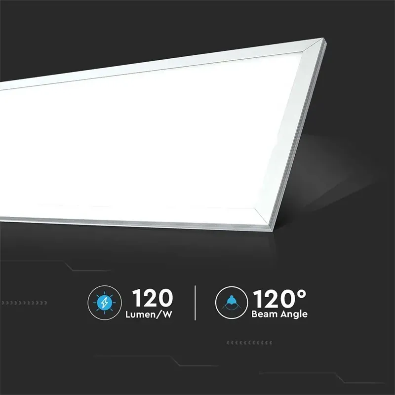 Panou LED 29W 120CM X 30CM 6400K Alb Rece