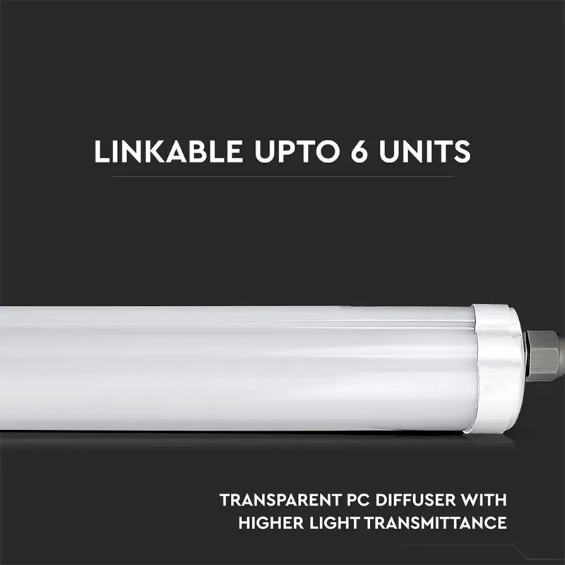 Corp Iluminat LED 150CM 48W 6000K Alb Rece IP65
