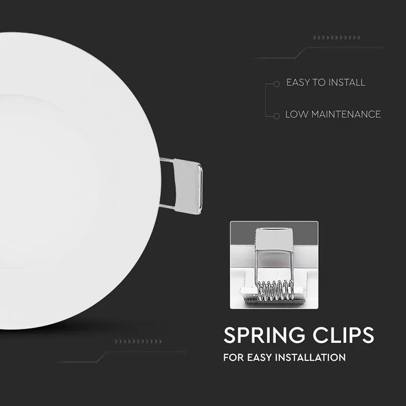 Panou LED 3W Rotund 4000K Alb Neutru