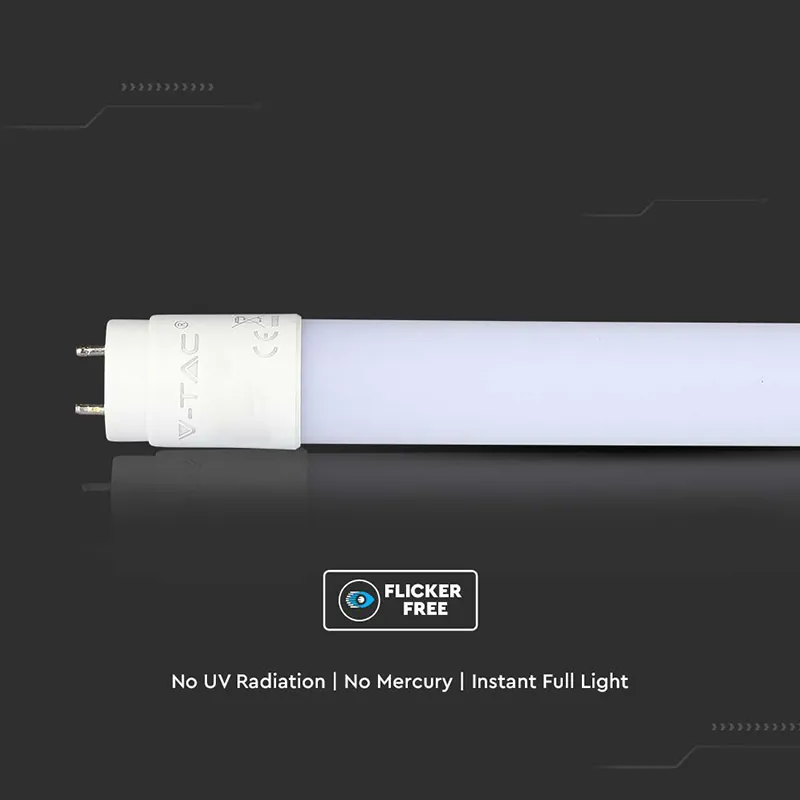 Tub LED T8 12W 120CM 6400K Alb Rece - 160LM/Watt