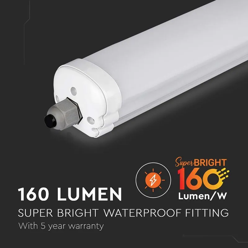 Corp Iluminat LED 120CM 24W 6400K 160LM/W IP65