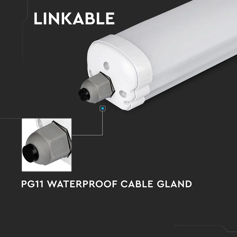 Corp Iluminat LED 120CM 24W 6400K 160LM/W IP65