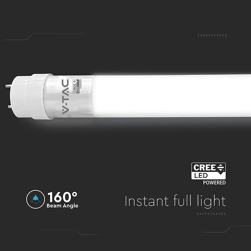 Tub LED T8 G13 Plastic 20W 150CM 6500K Alb Rece, Cip Cree