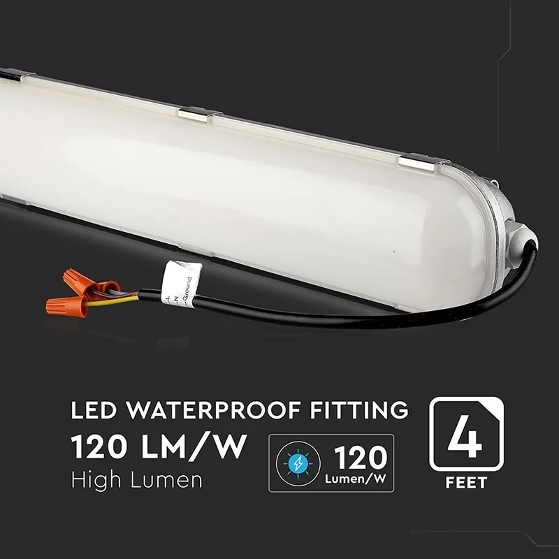 Corp Iluminat LED 120CM 60W 120LM/W 4000K Alb Neutru IP65
