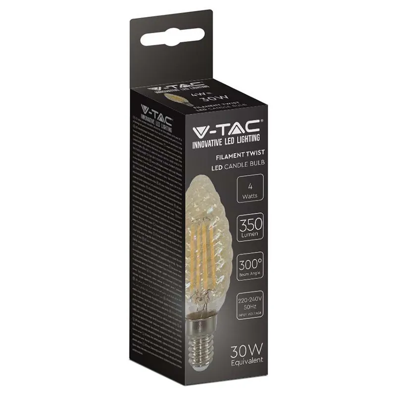 Bec LED E14 4W cu Filament 2200K