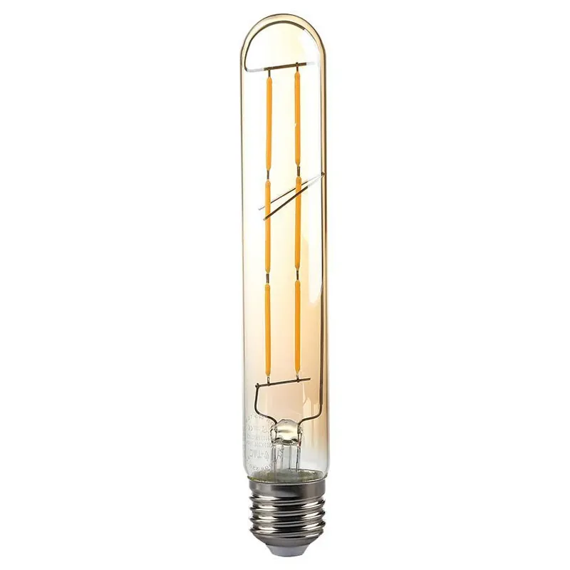 Bec LED T30 E27 cu Filament 6W 2200K Alb Cald