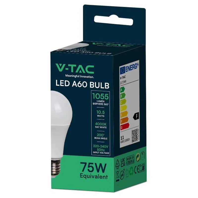 Bec LED A60 E27 10.5W 4000K Alb Neutru