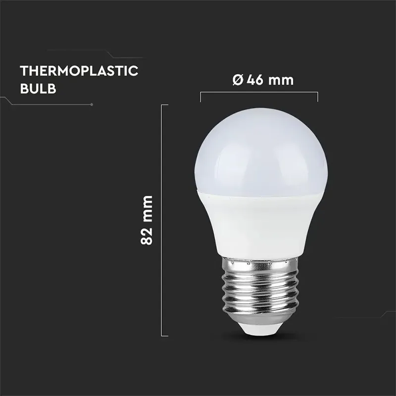 Bec LED G45 E27 4.5W 4000K Alb Neutru