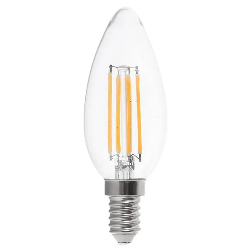 Bec LED E14 6W cu Filament 4000K Alb Neutru
