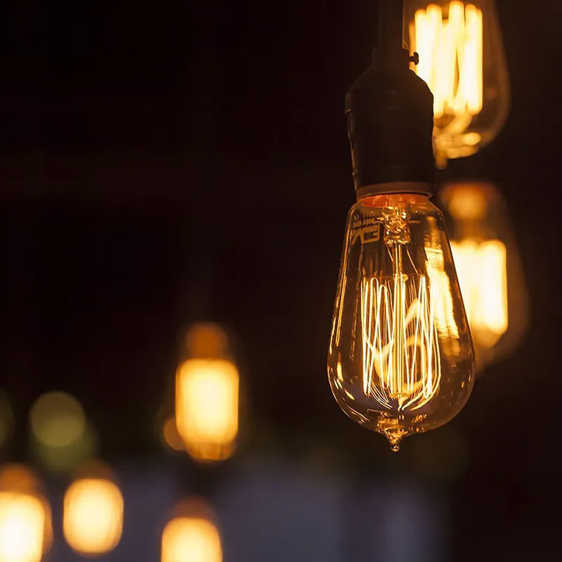 Bec LED ST64 E27 4W cu FILAMENT1800K Model Edison