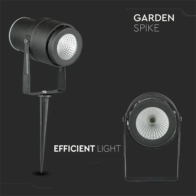 Lampa Gradina IP65 12W 4000K Alb Neutru - Negru