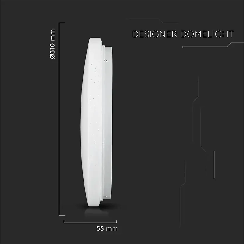 Plafoniera LED 18W 30CM 3 in 1 - Model Stelute