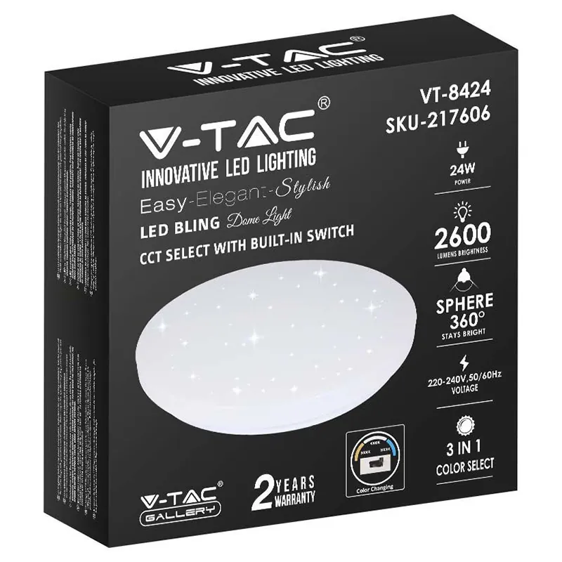 Plafoniera LED 24W 35CM 3 in 1 - Model Stelute