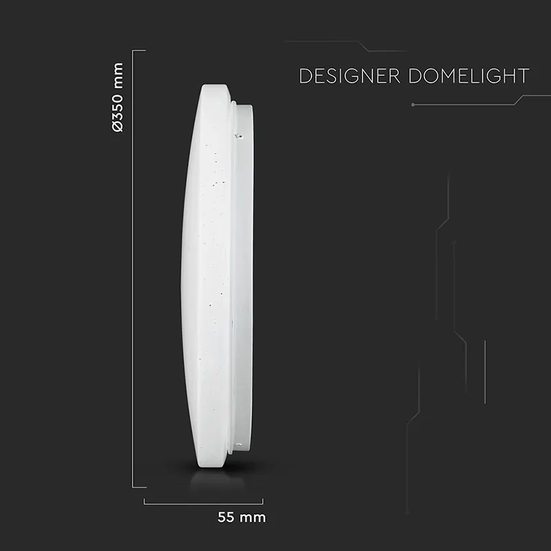 Plafoniera LED 24W 35CM 3 in 1 - Model Stelute