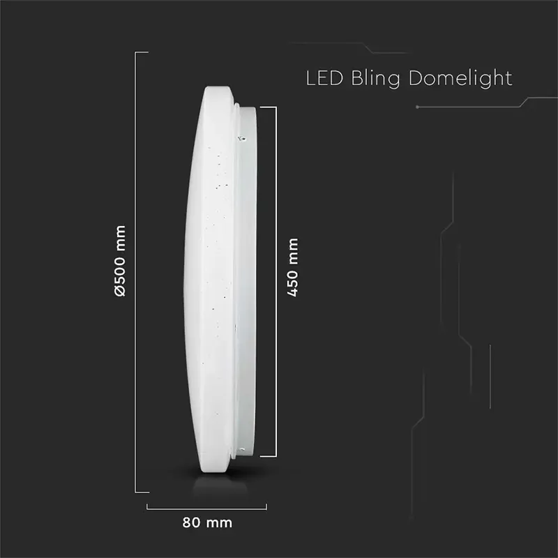 Plafoniera LED 36W 48CM 3 in 1 - Model Stelute