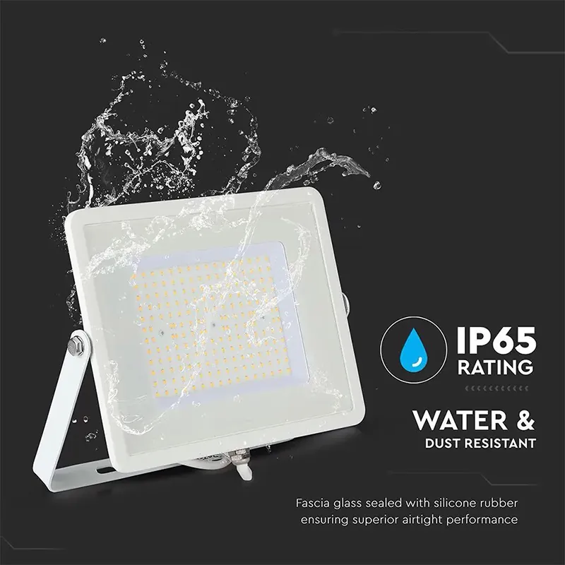 Reflector LED SMD Slim 100W 115LM/W 4000K IP65 Alb, Cip Samsung