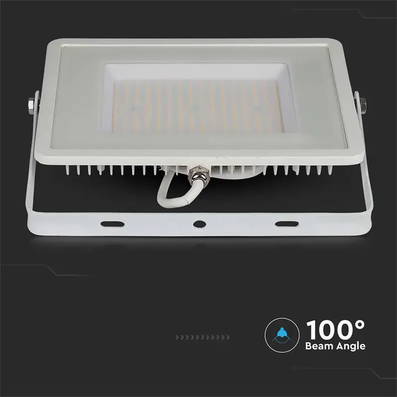Reflector LED SMD Slim 100W 115LM/W 4000K IP65 Alb, Cip Samsung