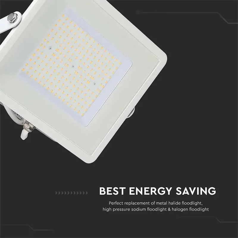 Reflector LED SMD Slim 100W 115LM/W 4000K IP65 Alb, Cip Samsung