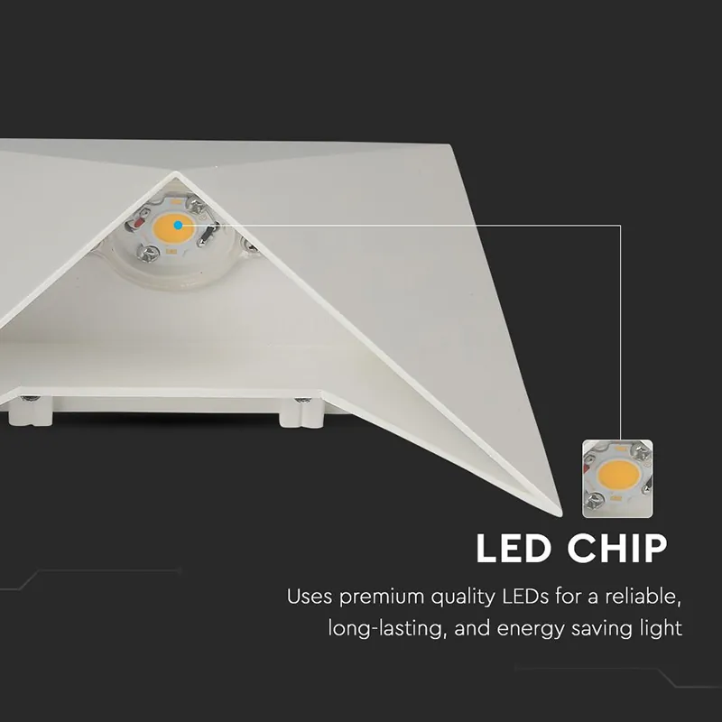 Lampa LED 5W 3000K Alb Cald IP65 - Alb