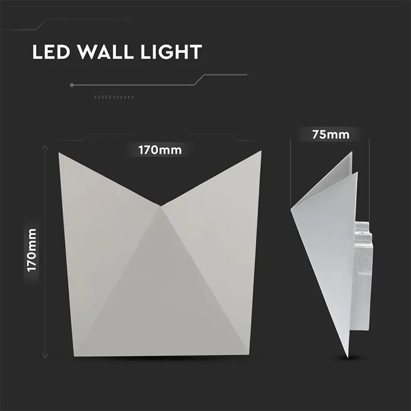 Lampa LED 5W 4000K Alb Neutru IP65 - Gri