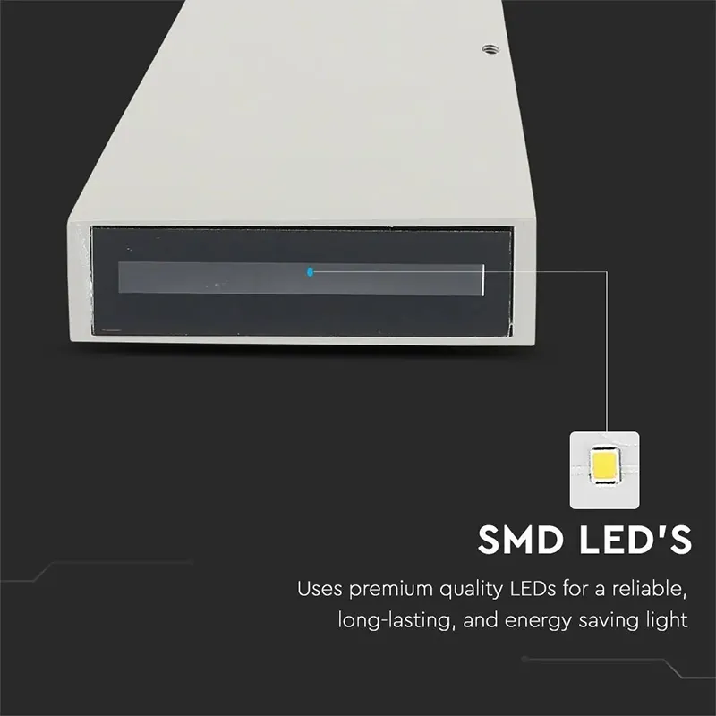 Lampa LED 6W IP65 3000K Alb Cald - Gri