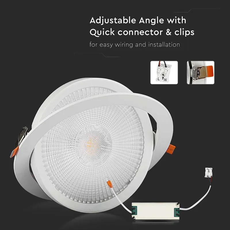 Panou LED Unghi Reglabil 20W 4000K Alb Neutru