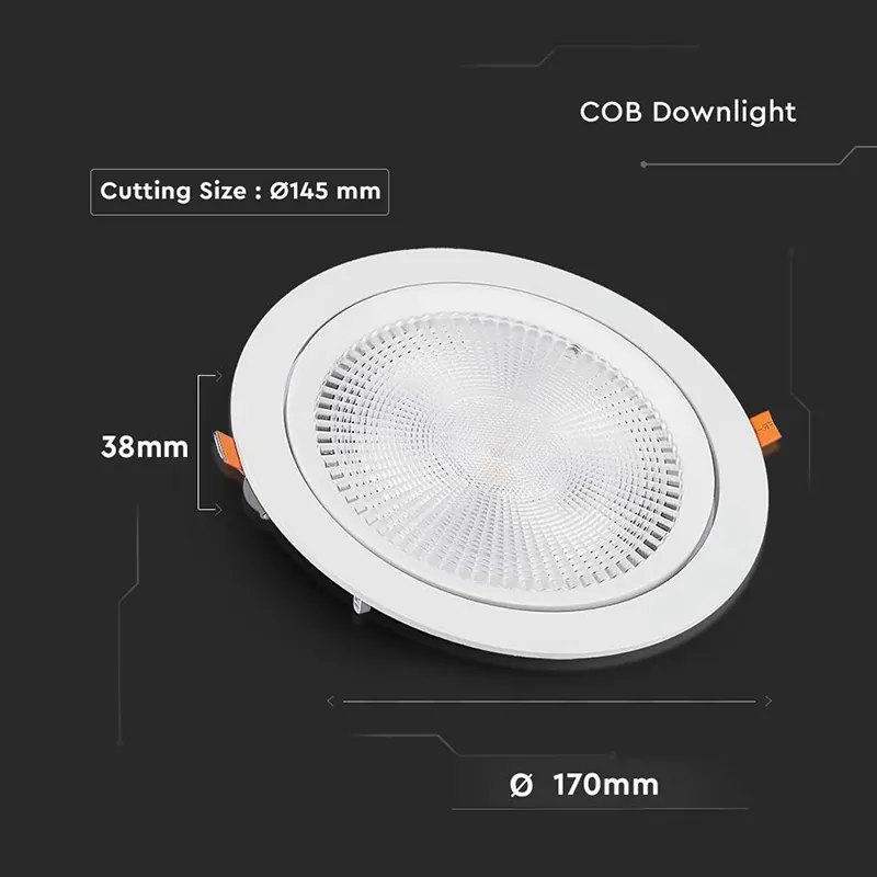 Panou LED Unghi Reglabil 20W 6400K Alb Rece