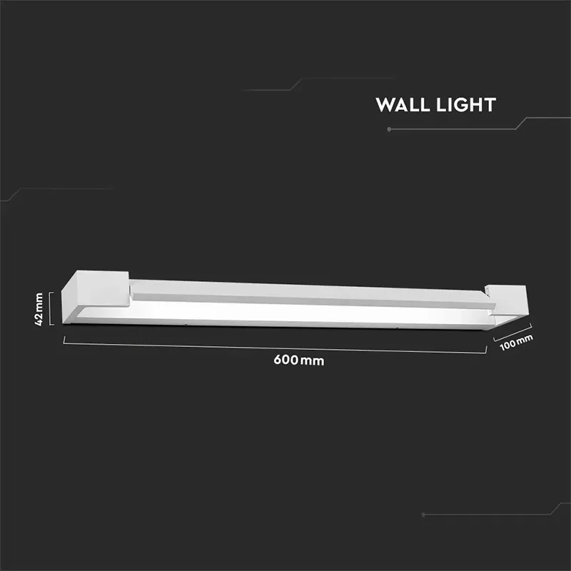 Lampa LED Montaj Perete IP44 18W 4000K Alb Neutru
