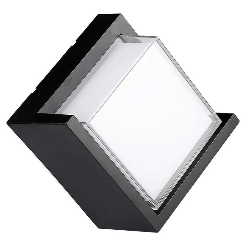 Lampa LED 12W IP65 4000K Alb Neutru - Negru