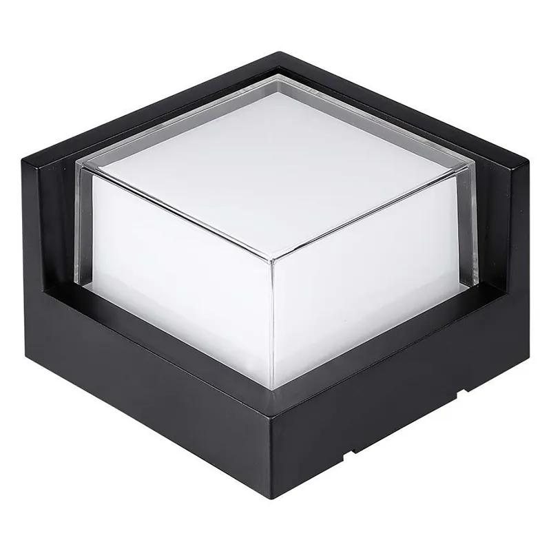 Lampa LED 12W IP65 4000K Alb Neutru - Negru