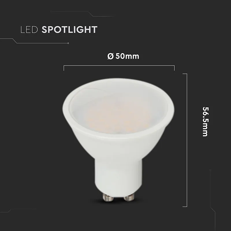 Bec Spot LED GU10 10W 4000K Alb Neutru, Cip Cree