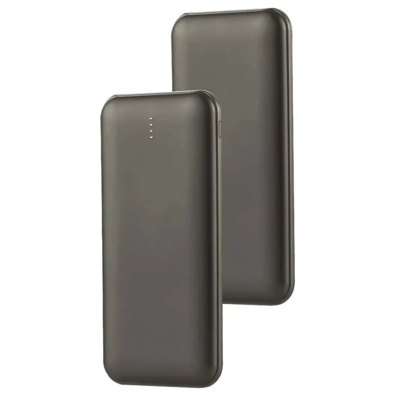 Power Bank 10000MAH cu Cablu 30CM Tip C  -  Gri Antracit