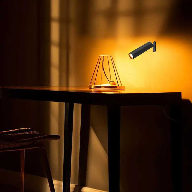 Lampa Birou Magnetic 3W 4000K - Negru