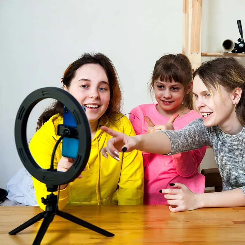 Selfie Ring Light 10" cu Trepied