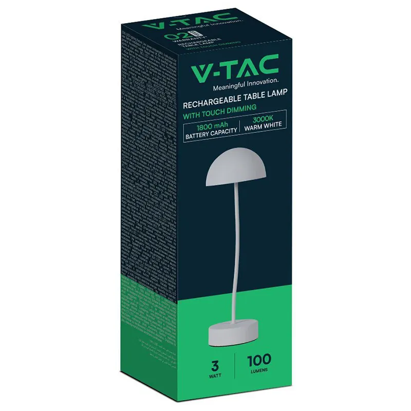 Lampa Birou 1W 3000K Alb Cald - Alb