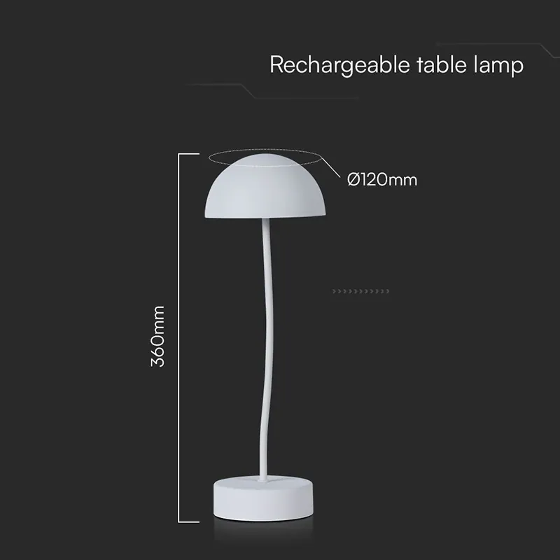 Lampa Birou 1W 3000K Alb Cald - Alb