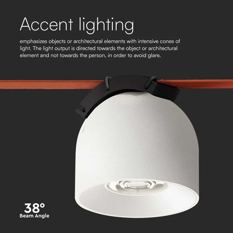Corp LED Magnetic Tracklight 12W 3000K - Alb