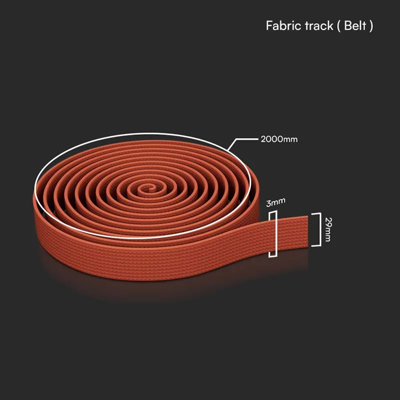 Curea Textila pentru Corp Tracklight 10M - Rosu