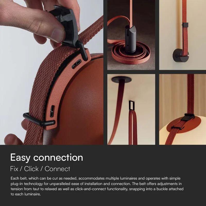 Curea Textila pentru Corp Tracklight 10M - Rosu