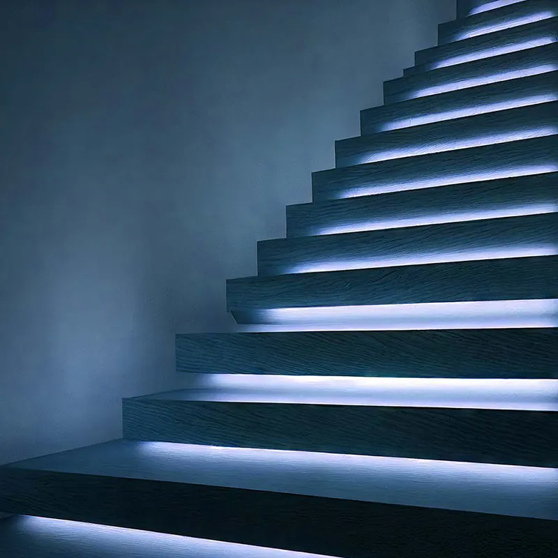 Banda LED COB 24V Albastru IP67