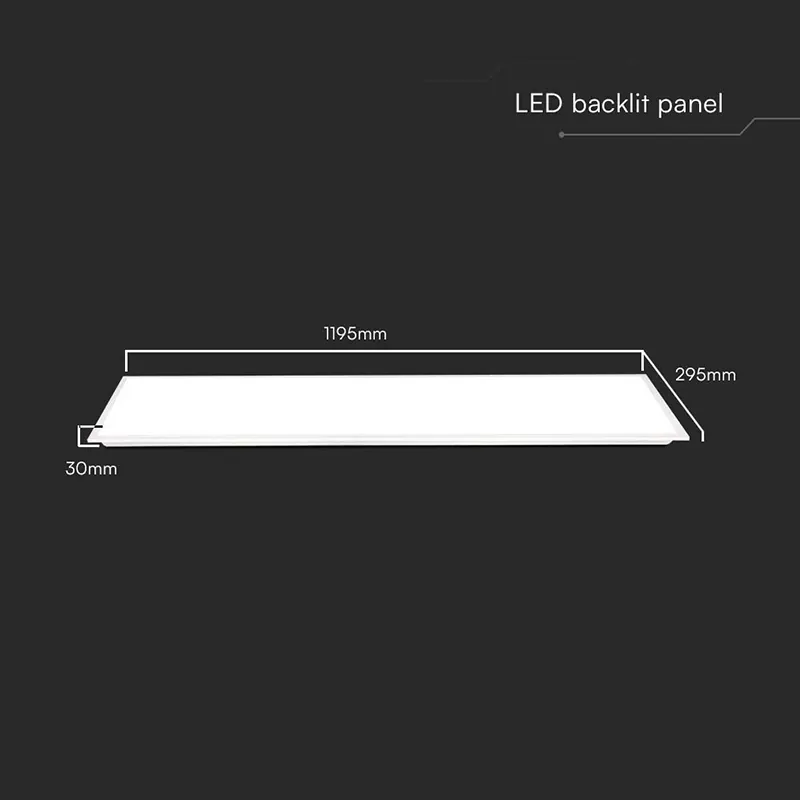 Panou LED Incorporabil 40W 120X30CM 6500K Alb Rece