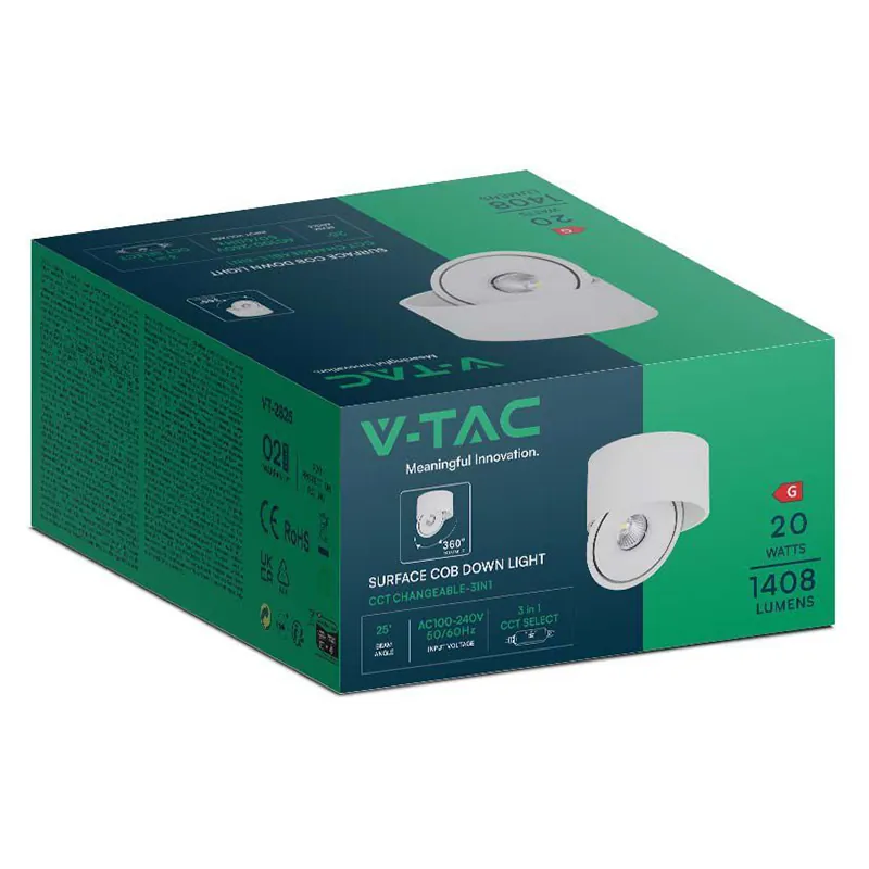 Corp LED Spot COB 20W 3IN1 - Alb