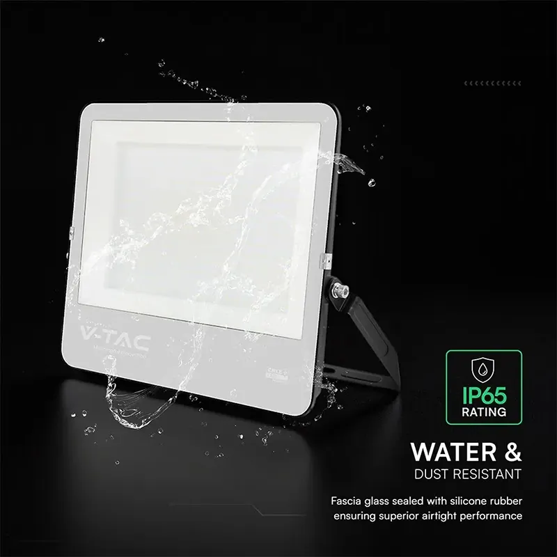 Reflector LED 300W 135LM/W 6500K IP65 Cablu Cip Cree - Negru/Gri