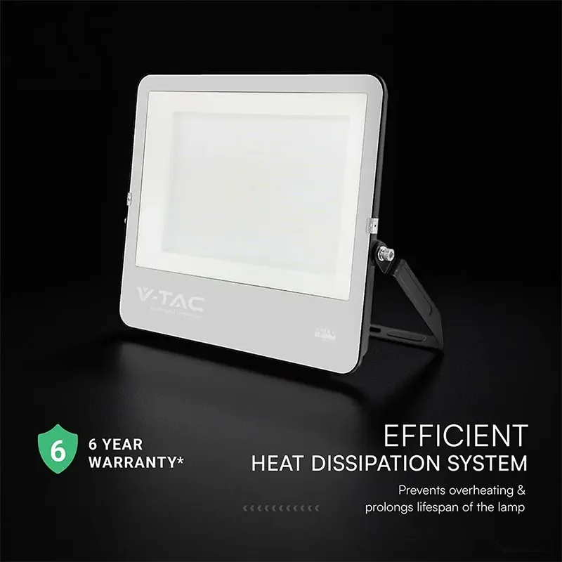 Reflector LED 300W 135LM/W 6500K IP65 Cablu Cip Cree - Negru/Gri