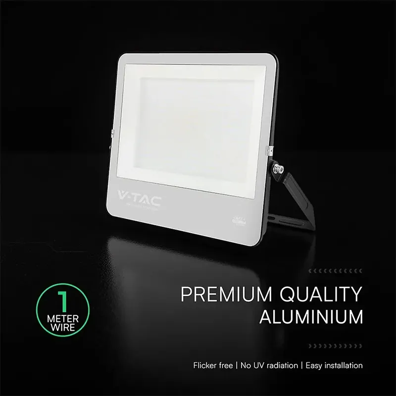 Reflector LED 300W 135LM/W 6500K IP65 Cablu Cip Cree - Negru/Gri