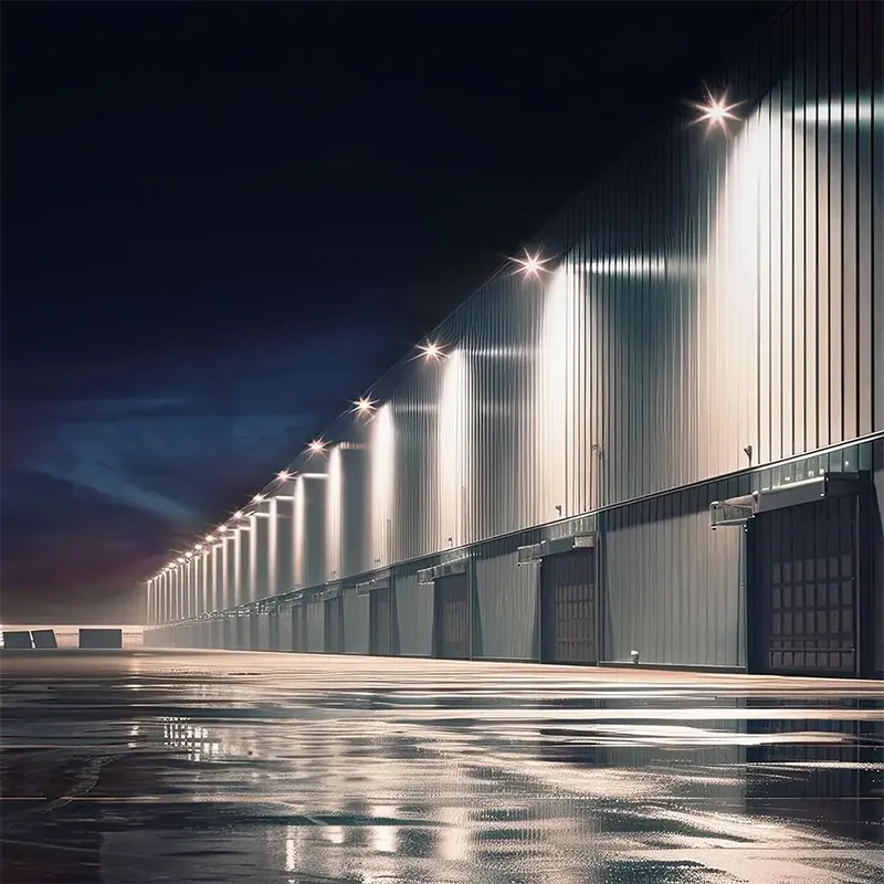 Reflector LED 300W 135LM/W 6500K IP65 Cablu Cip Cree - Negru/Gri